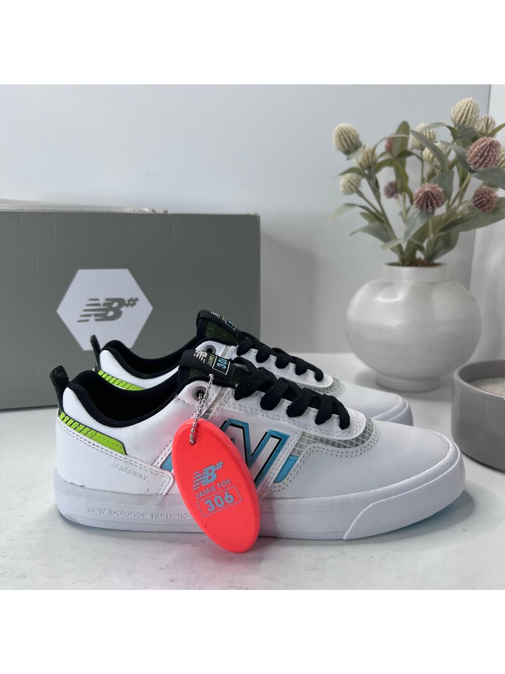 New Balance Numeric Jamie Foy 306 Sneakers White NM306WAV Men's 6/Women 7.5 NWB